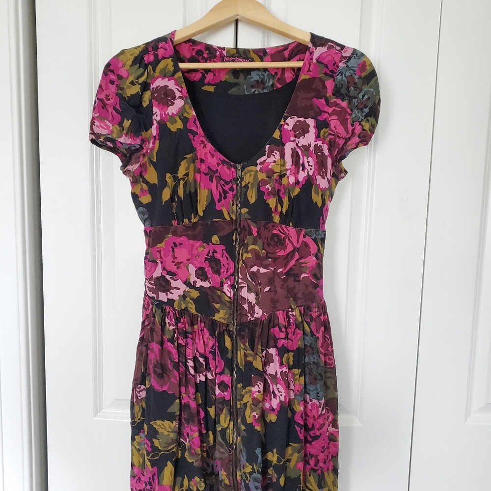 Betsey Johnson Silk Floral Dress